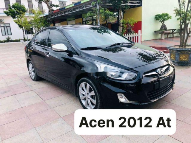 Cần bán gấp Hyundai Accent năm 2012, màu đen, nhập khẩu  