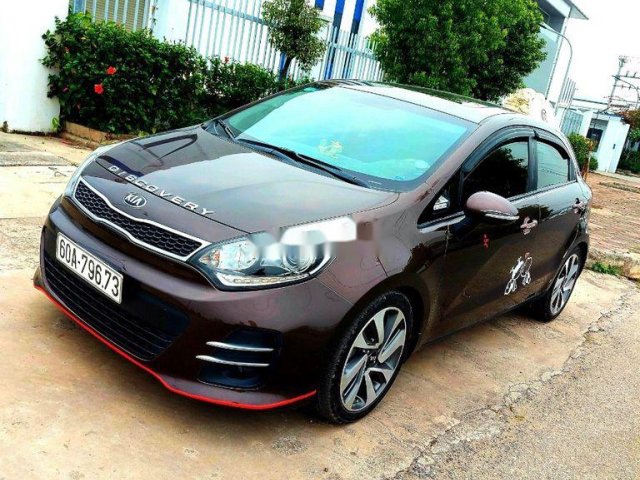 Bán xe Kia Rio đời 2016, màu nâu, xe nhập