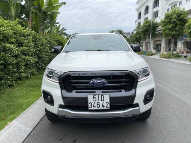 Bán Ford Ranger 2.0 Wildtrak đời 2018, màu trắng, nhập khẩu nguyên chiếc, giá tốt0