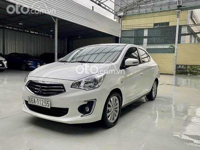 Bán Mitsubishi Attrage 1.2 CVT Eco đời 2019, màu trắng, xe nhập như mới0