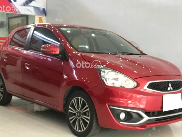 Bán Mitsubishi Mirage 1.2CVT sản xuất năm 2017, màu đỏ, nhập khẩu 0