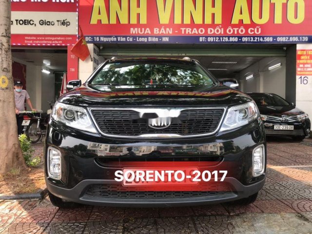 Bán Kia Sorento 2017, màu đen, giá 720tr0