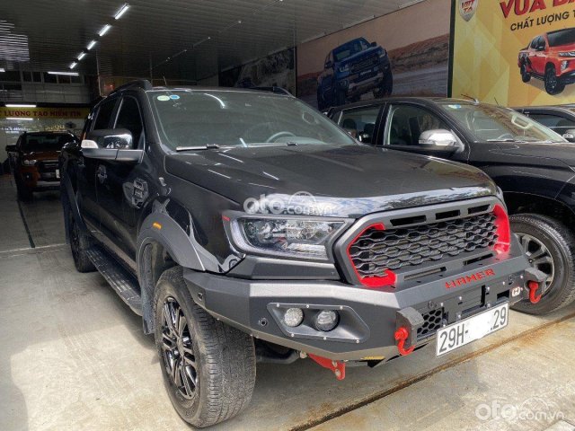 Bán xe Ford Ranger Wildtrak 2.0L 4x4 AT đời 2021, màu đen, nhập khẩu  0