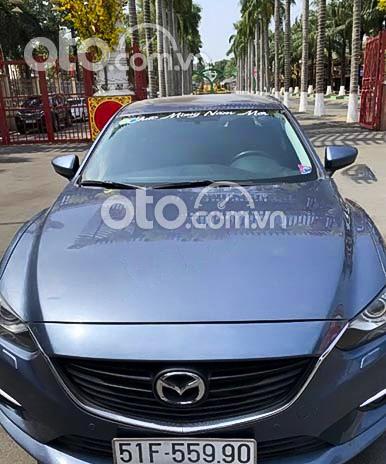 Bán Mazda 6 2.0 AT sản xuất 2016, màu xanh lam xe gia đình0