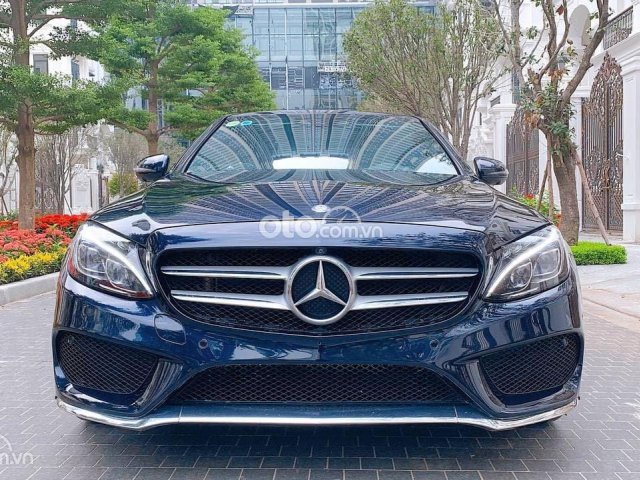 Mercedes C300 AMG model 2017 - Xanh Cavansite/ đen biển HN xe đẹp như mới, giá tốt0