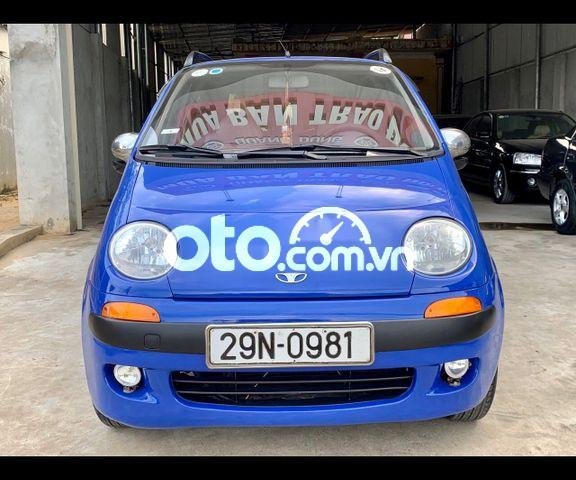 Cần bán lại xe Daewoo Matiz đời 2002, màu xanh lam, giá 82tr0