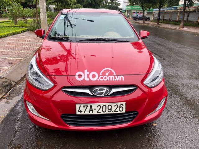 Bán Hyundai Accent sản xuất năm 2014, màu đỏ, nhập khẩu, giá 360tr0