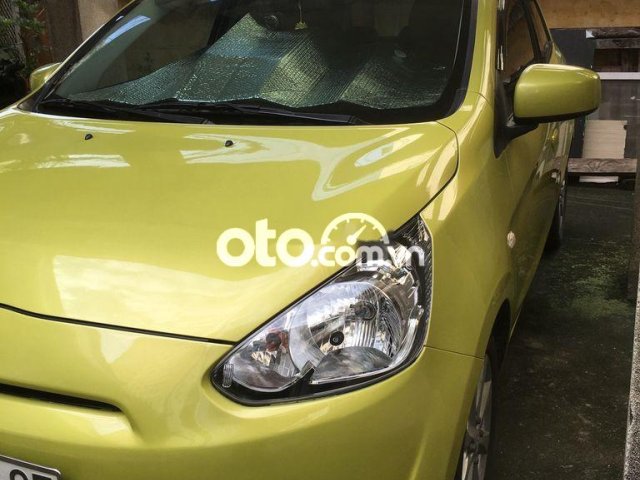 Bán xe Mitsubishi Mirage sản xuất 2014, màu vàng, nhập khẩu Thái, giá 288tr0