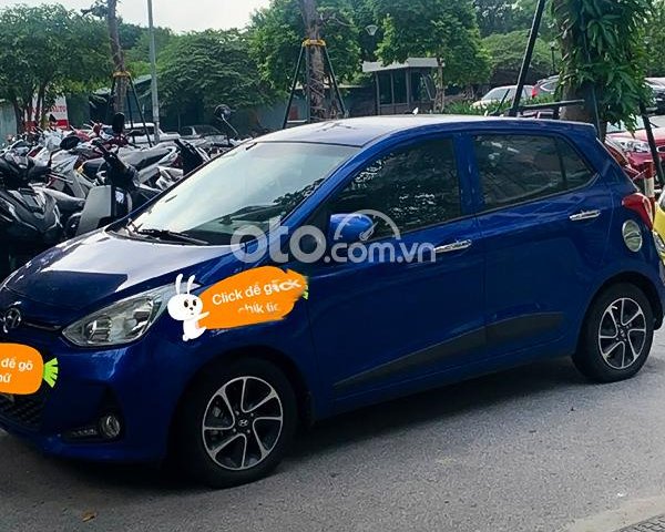 Bán xe Hyundai Grand i10 1.2 AT 2020, màu xanh lam, giá chỉ 380 triệu0