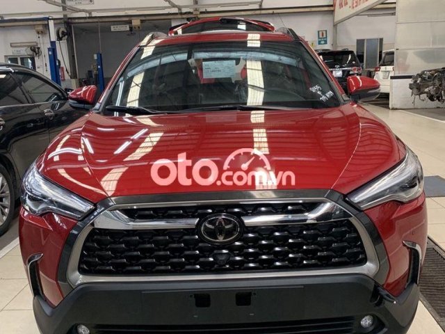 Bán xe Toyota Corolla Cross đời 2021, màu đỏ, nhập khẩu Thái Lan0