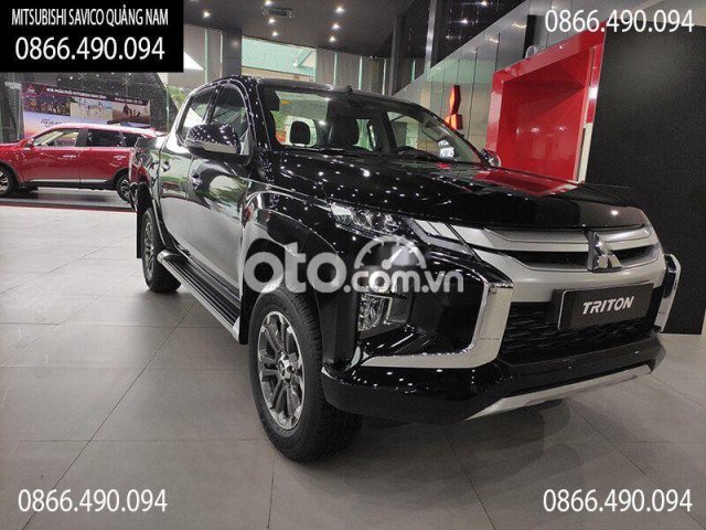 Bán xe Mitsubishi Triton 4x2MT đời 2021, màu đen, nhập khẩu nguyên chiếc, giá tốt