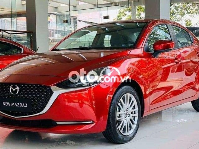 Bán xe Mazda 2 sản xuất 2021, màu đỏ, nhập khẩu nguyên chiếc, 437tr