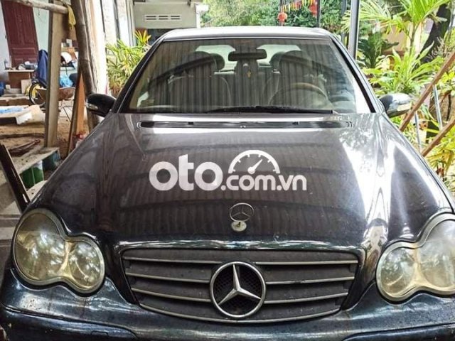 Bán ô tô Mercedes C200 sản xuất 2003, màu xanh lam, xe nhập, 180 triệu