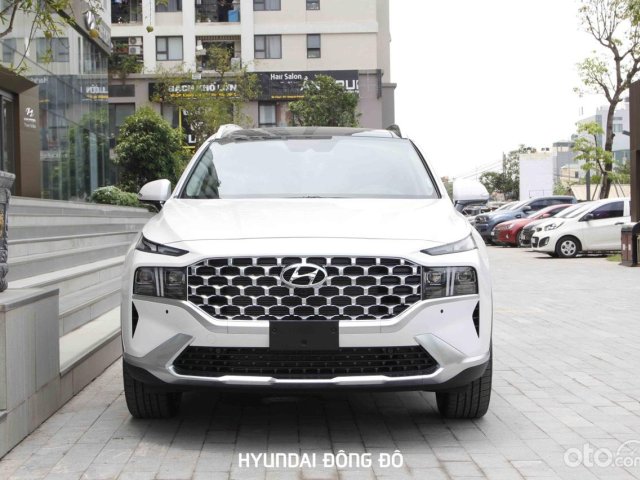 Giảm 50% thuế trước bạ - Hyundai Santa Fe 2021 đủ màu, giao ngay, ưu đãi lớn0