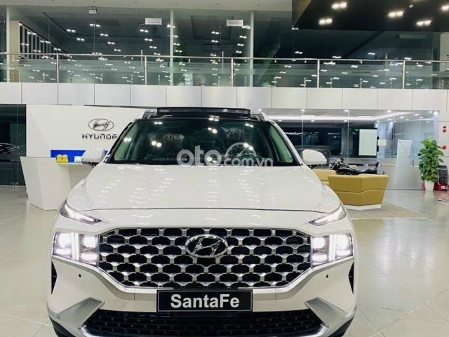 [Hot] Hyundai Santa Fe 2021, giảm 50% thuế trước bạ, tặng phụ kiện, gói bảo dưỡng tại hãng, giao xe ngay toàn quốc0