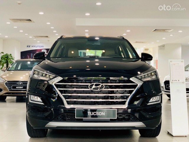 {Hyundai Sài Gòn} - Hyundai Tucson AT 2021 - giảm 100% thuế trước bạ - tặng 12 tháng BHVC, miễn phí DV - sẵn xe giao ngay0