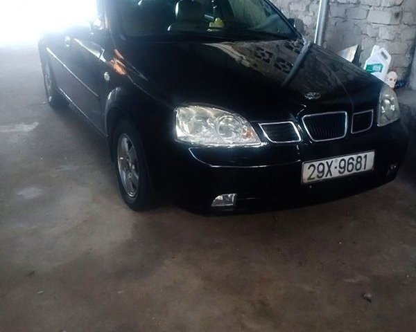 Cần bán Daewoo Lacetti EX 1.6 MT sản xuất 2005, màu đen  