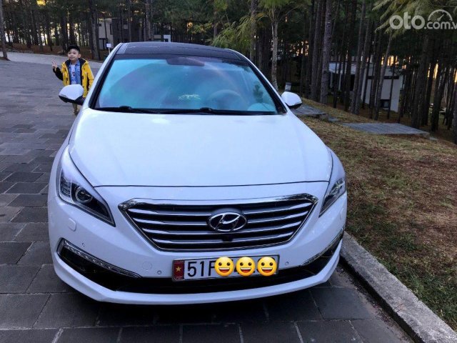Bán Hyundai Sonata năm sản xuất 2015, màu trắng, nhập khẩu0