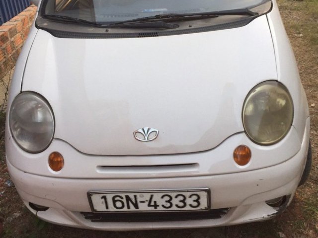 Cần bán xe Daewoo Matiz SE 0.8 MT sản xuất 2007, màu trắng xe gia đình