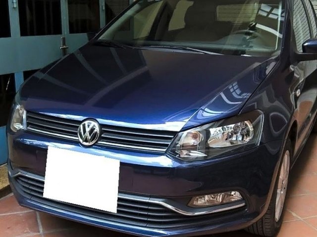 Cần bán lại xe Volkswagen Polo đời 2016, màu xanh lam, nhập khẩu nguyên chiếc