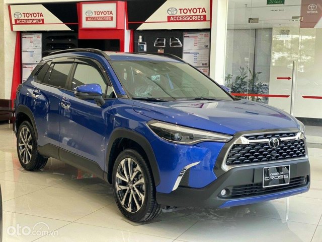 Bán xe Toyota Corolla Cross 2021 ưu đãi khủng chưa từng có, trả góp 80% lãi suất thấp, giá rẻ nhất miền Bắc