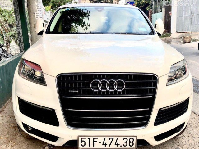 Cần bán Audi Q7 S-line 4.2 AT sản xuất năm 2008, màu trắng, nhập khẩu  0