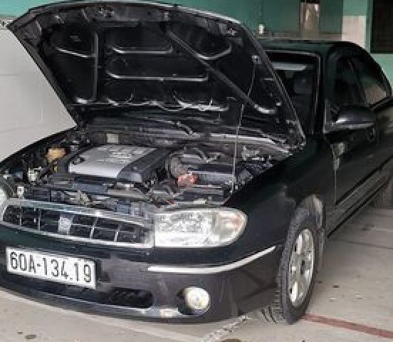 Cần bán lại xe Kia Spectra 1.6MT sản xuất 2003, màu đen, giá chỉ 102 triệu