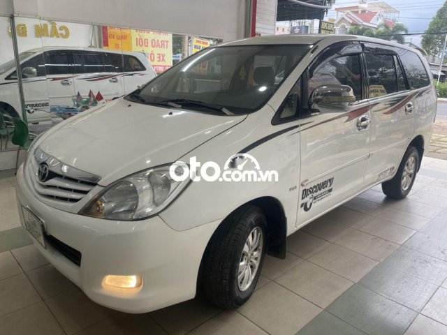 Bán Toyota Innova J lên G 2008, màu trắng giá cạnh tranh0