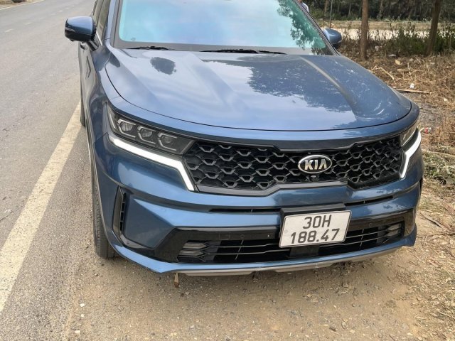 Bán Kia Sorento Signature 2021, màu xanh