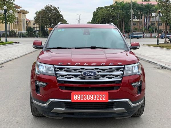 Cần bán gấp Ford Explorer Limited 2.3L Ecoboost năm sản xuất 2018, màu đỏ0