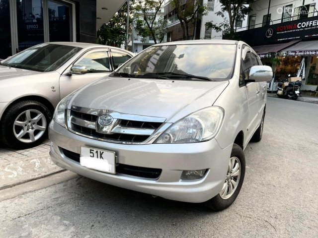 Bán Toyota Innova J lên G sản xuất năm 2008, màu bạc, nhập khẩu nguyên chiếc