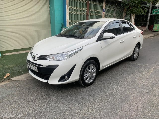 Cần bán xe Toyota Vios 2019 đk 2020, số tự động, bản E, màu trắng