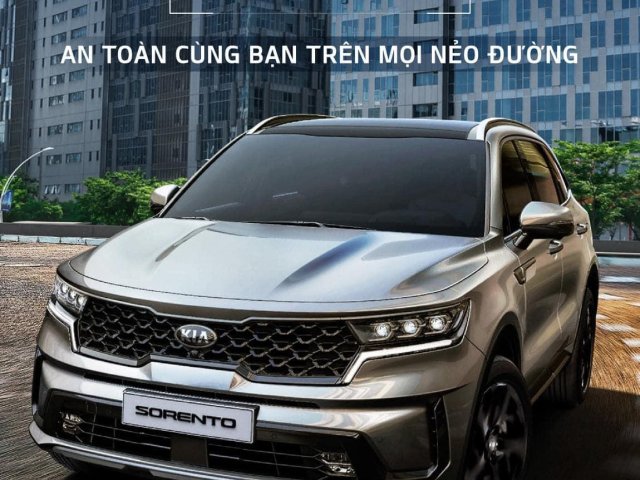 Cần bán xe Kia Sorento 2.2D Deluxe sản xuất 2021, màu nâu 