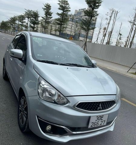 Bán Mitsubishi Mirage CVT sản xuất năm 2016, màu bạc, giá chỉ 280 triệu