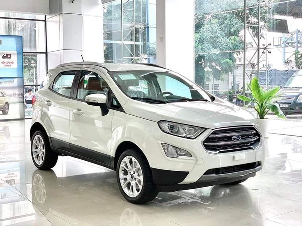 Bán xe Ford EcoSport 1.0 năm 2021, màu trắng, 686tr