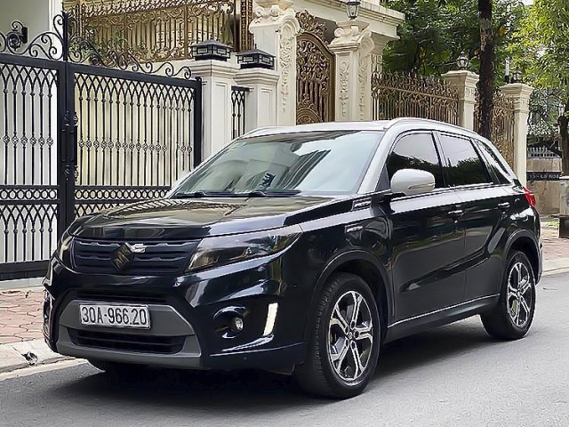 Cần bán xe Suzuki Vitara 1.6AT sản xuất 2015, màu đen, nhập khẩu nguyên chiếc0