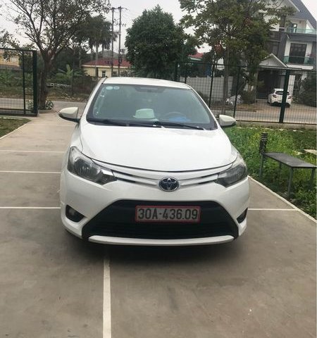 Bán xe Toyota Vios 1.5E MT năm sản xuất 2014, màu trắng