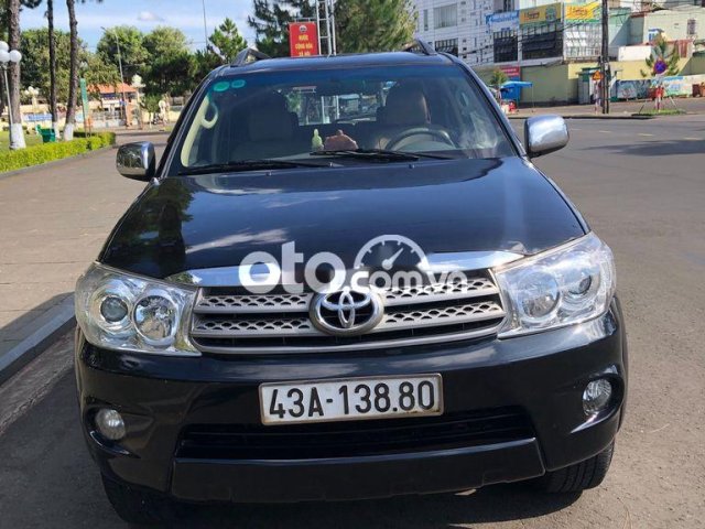 Bán Toyota Fortuner 2.7 V 4x2 AT sản xuất 2010, màu đen, xe đẹp nguồn gốc rõ ràng