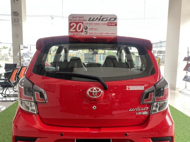 Giao ngay xe Toyota Wigo 1.2AT năm 2021, màu đỏ đi tết, giá tốt nhất thị trường3