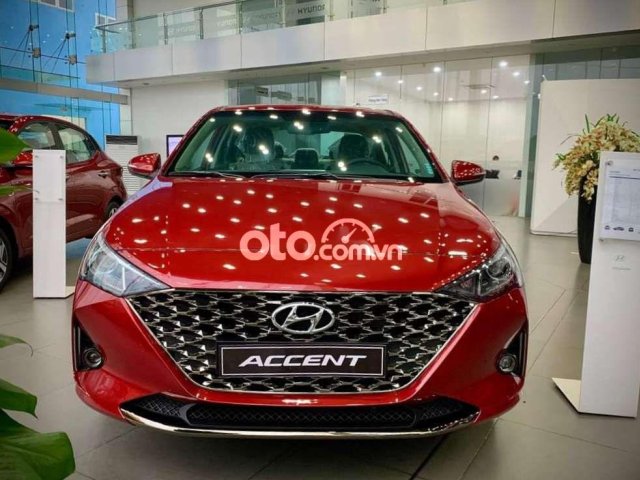 Bán ô tô Hyundai Accent 1.4 AT tiêu chuẩn sản xuất năm 2022, màu đỏ, xe nhập, giá 507tr