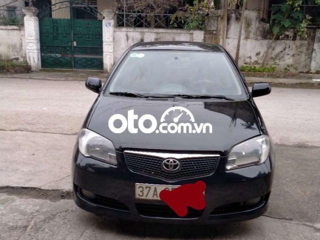 Cần bán gấp Toyota Vios 1.5E MT năm 2007, màu đen0