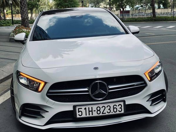 Cần bán Mercedes A35 sản xuất 2021, màu trắng, nhập khẩu