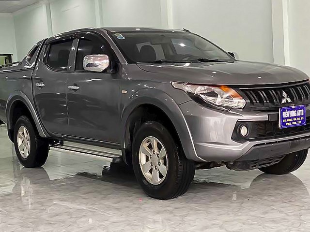 Bán Mitsubishi Triton GLX AT 4x2 năm 2015, màu xám, nhập khẩu nguyên chiếc như mới, 450 triệu