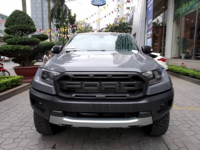 Cần bán xe Ford Ranger Raptor 2.0L 4x4 AT - sản xuất 2022, màu xám, nhập khẩu nguyên chiếc