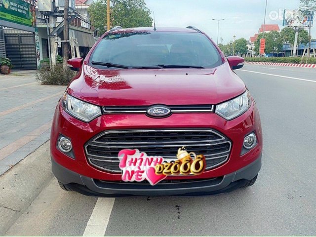 Bán Ford EcoSport 1.5AT Titanium sản xuất năm 2015, màu đỏ số tự động