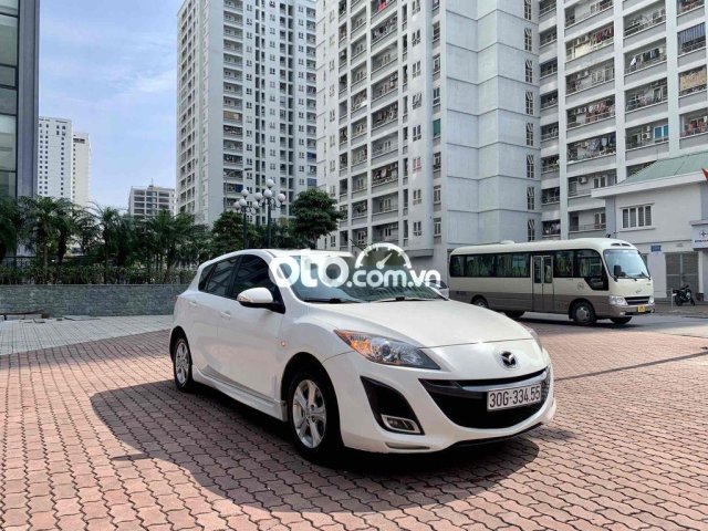 Bán Mazda 3 1.6 AT sản xuất 2010, màu trắng, nhập khẩu nguyên chiếc0