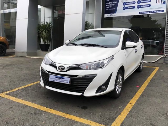 Bán xe Toyota Vios 1.5G năm sản xuất 2019, màu trắng số tự động