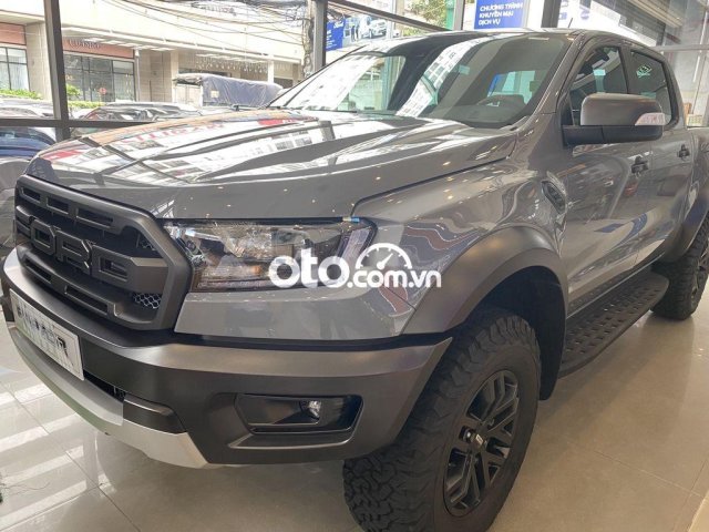 Cần bán Ford Ranger Raptor 2.0L sản xuất năm 2022, màu xám, xe nhập