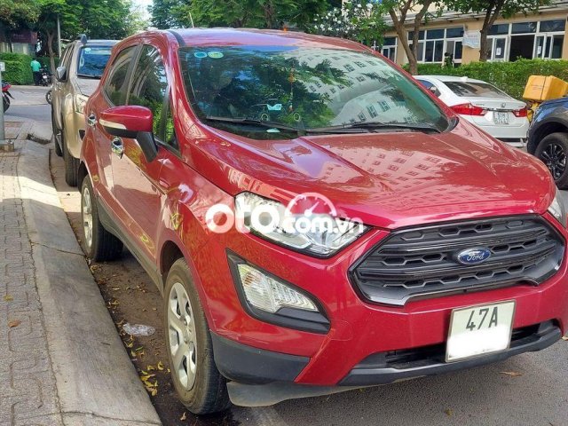 Bán xe Ford EcoSport Ambiente 1.5L MT sản xuất 2018, màu đỏ xe gia đình0