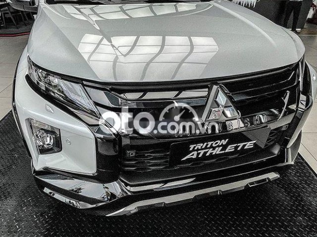 Cần bán Mitsubishi Triton Athlete 4x2 AT năm 2022, màu bạc, nhập khẩu nguyên chiếc, giá tốt2